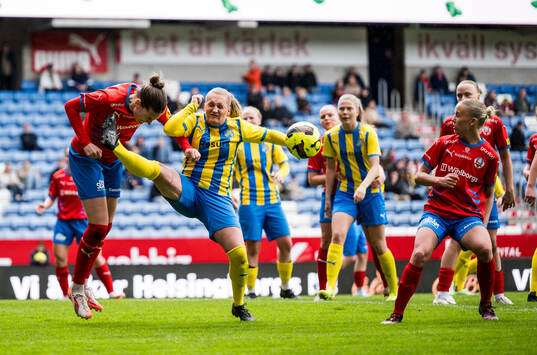 Helsingborgs Hanna Lundell och Eskilsminnes Alma Bertilsson