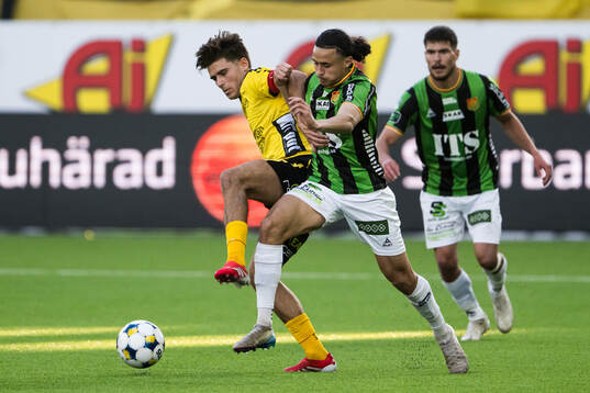 Elfsborgs Besfort Zeneli och GAIS Amin Boudri