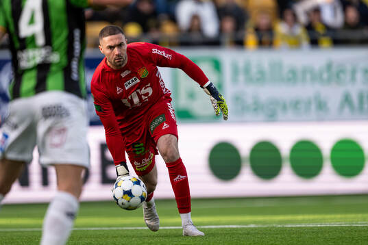 GAISs målvakt Mergim Krasniqi