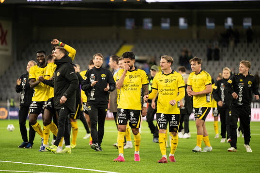 Elfsborgs spelare jublar