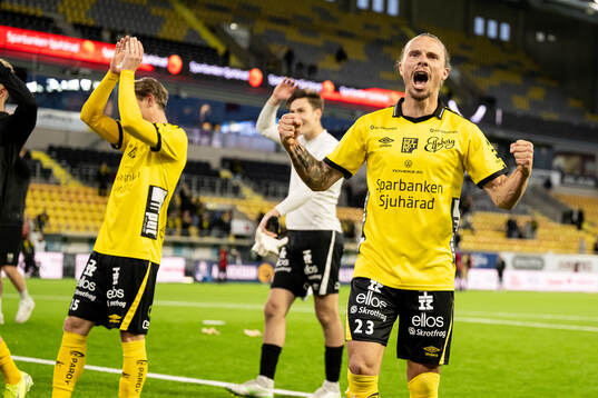 Elfsborgs Niklas Hult jublar