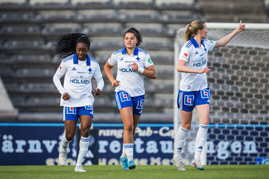 IFK Norrköpings Jada Conijnenberg jublar efter 0-1