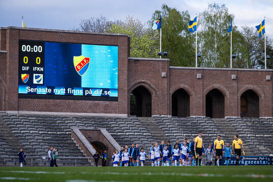 Djurgårdens och IFK Norrköpings spelare