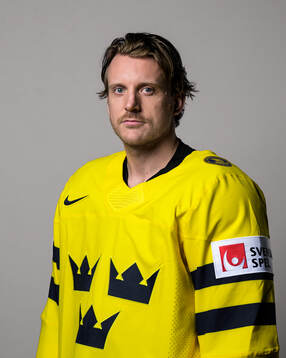 Jonas Brodin of Sweden poses for a portrait