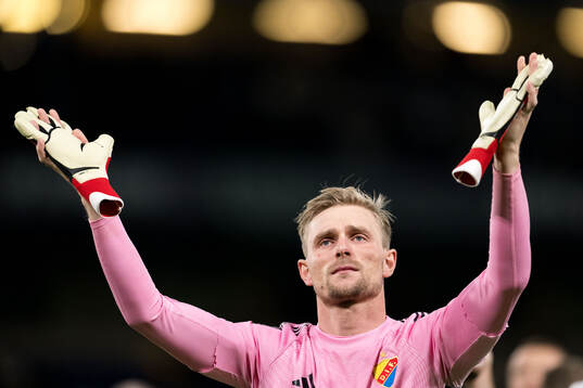 Goalkeeper Jacob Rinne of Djurgården