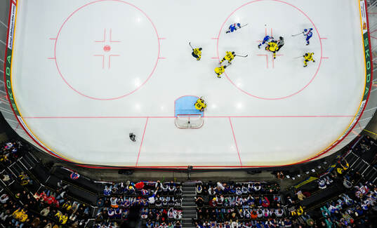 Marcus Johansson, goaltender Jacob Markström, Simon