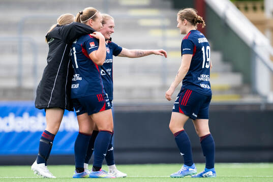 Rosengårds Emma Jansson, Emilia Larsson och Maja Johansson