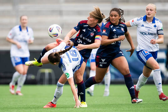 Rosengårds Gudrun Arnardottir och IFK Norrköpings Svea Rehnberg