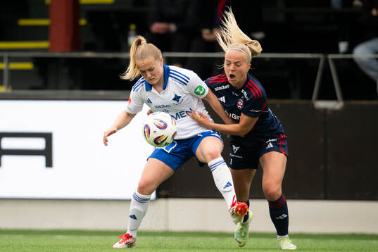 Rosengårds Emilie Woldvik och IFK Norrköpings Dana Leskinen