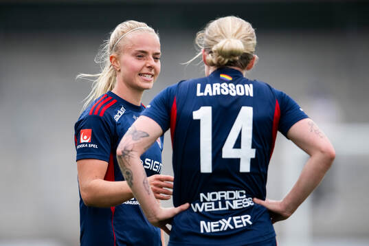 Rosengårds Emilie Woldvik och Emilia Larsson