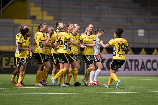 Elfsborgs spelare jublar