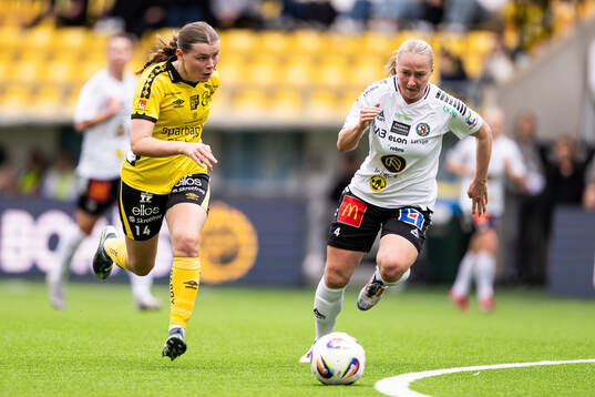 Elfsborgs Elin Flakberg och Örebro SKs Alva Hed