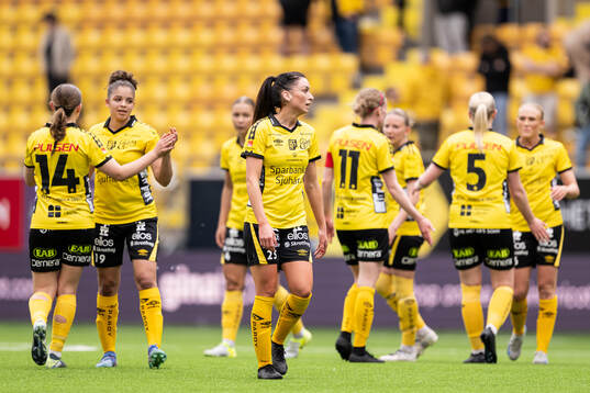 Elfsborgs Izabella Bergström jublar