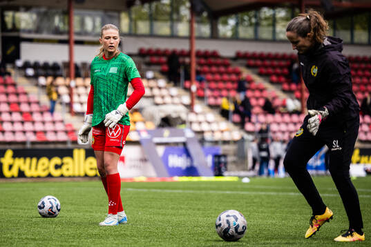 Hammarbys målvakt Fanny Jurander