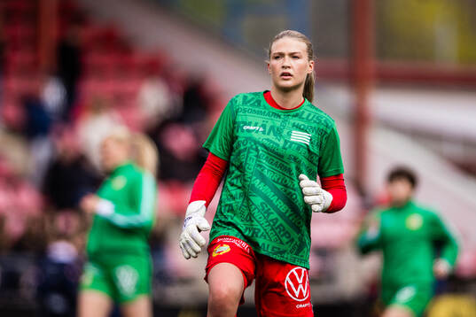Hammarbys målvakt Fanny Jurander