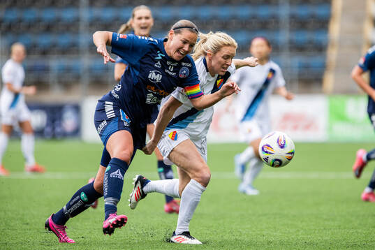 Linköpings Emma Lennartsson Djurgårdens Mimmi Larsson