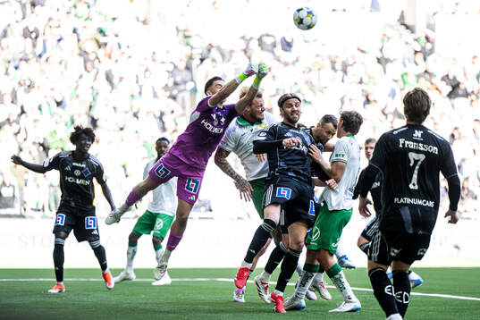 IFK Norrköpings målvakt David Andersson och Christoffer