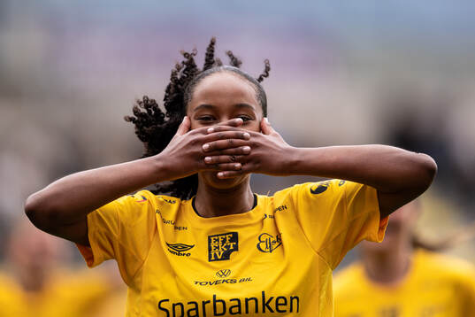 Elfsborgs Stella Johansson jublar efter 2-0