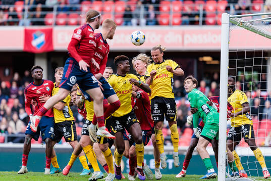 Elfsborgs Terry Yegbe, Ludvig Richtnér och Niklas Hult