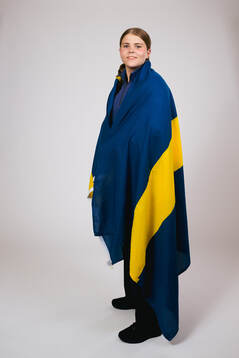 Ice hockey athlete Hanna Thuvik of Sweden poses for a