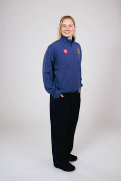 Ice hockey athlete Linnéa Andersson of Sweden poses for a