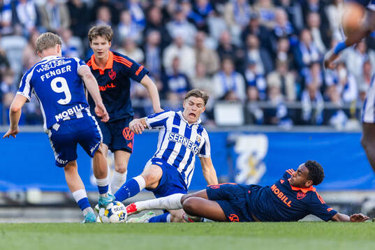 IFK Göteborgs Felix Eriksson och Djurgårdens Isak