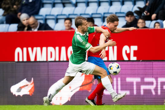 Helsingborgs Simon Bengtsson och Brages Jacob Stensson
