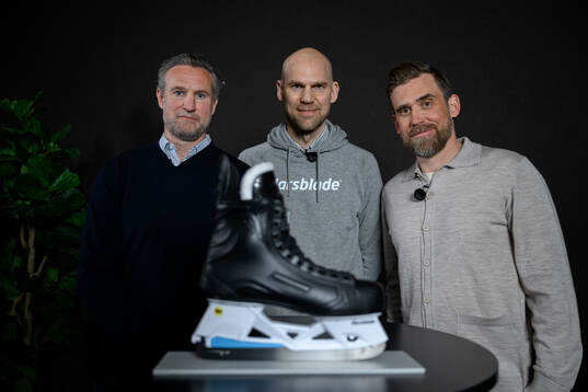 Niklas Kronwall, Per Mårs and Henrik Zetterberg