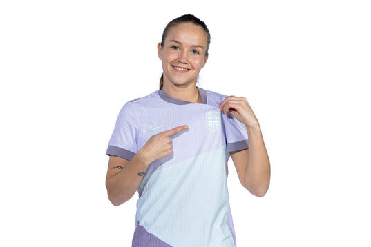 Guro Reiten of the Norwegian women's national football team poses for a portrait