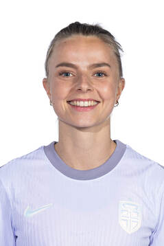 Emilie Woldvik of the Norwegian women's national football team poses for a portrait