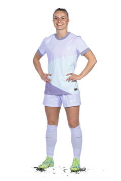 Emilie Woldvik of the Norwegian women's national football team poses for a portrait