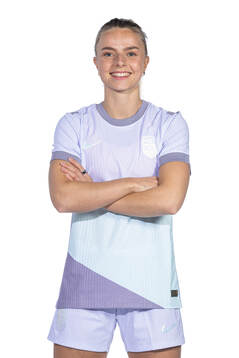 Emilie Woldvik of the Norwegian women's national football team poses for a portrait
