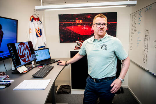 Jesper Mattsson, säljare för Malmö Redhawks