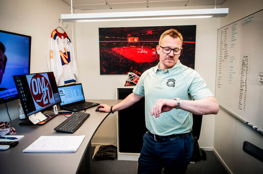 Jesper Mattsson, säljare för Malmö Redhawks