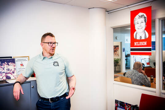 Jesper Mattsson, säljare för Malmö Redhawks