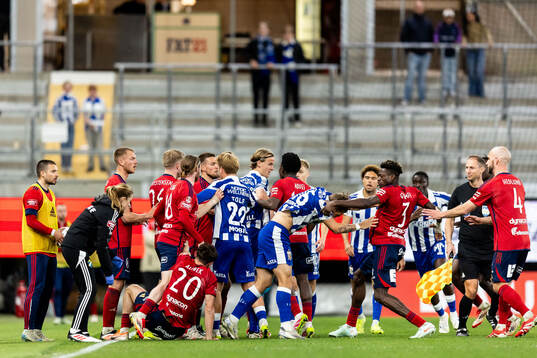 Irriterat mellan spelarna