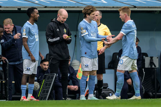 Malmö FFs Oliver Berg och Anders Christiansen