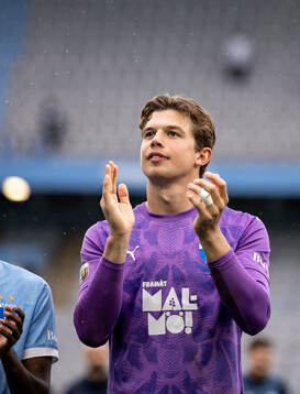 Malmö FFs målvakt Melker Ellborg
