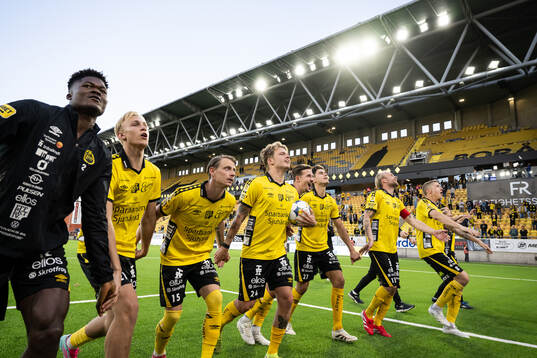 Elfsborgs spelare jublar