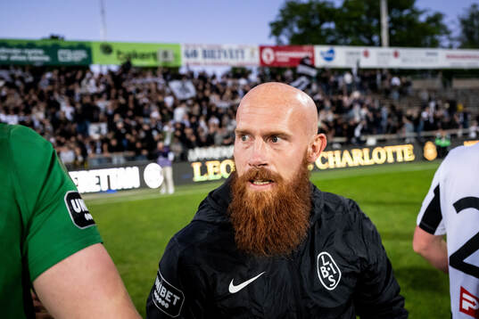 Landskronas tränare Max Mölder