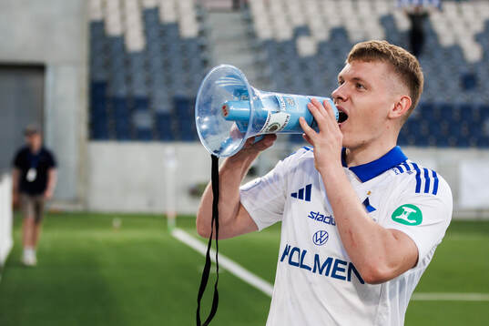 IFK Norrköpings Sebastian Vinther Jørgensen jublar