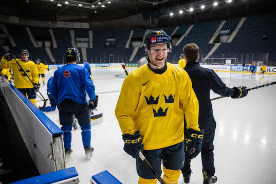 Emil Heineman of Sweden at a practice session