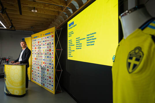 Jon Dahl Tomasson, head coach of the Swedish men's national football team