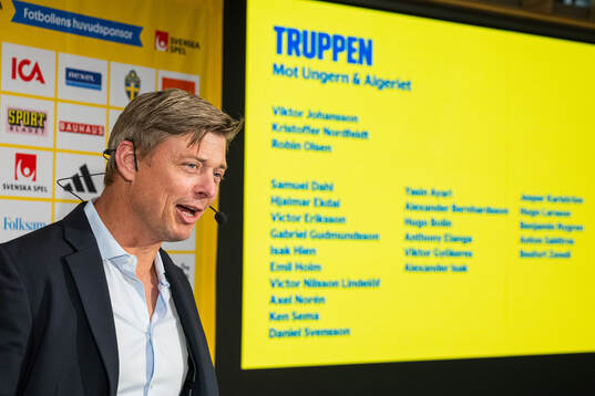 Jon Dahl Tomasson, head coach of the Swedish men's national football team