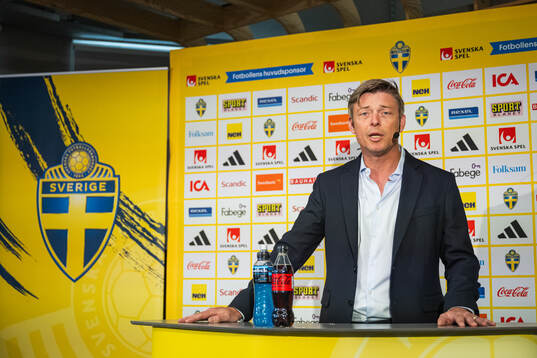 Jon Dahl Tomasson, head coach of the Swedish men's national football team