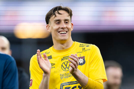 Örgrytes målvakt Hampus Gustafsson