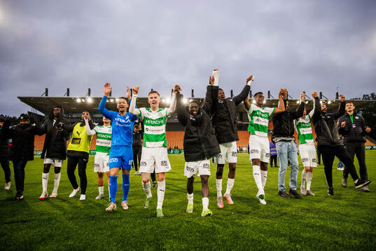 under fotbollsmatchen i Superettan mellan Västerås och Östersund den 21 maj 2025 i Västerås. 