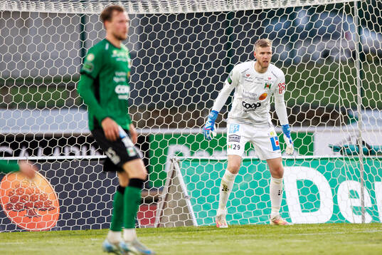 Varbergs målvakt Fredrik Andersson