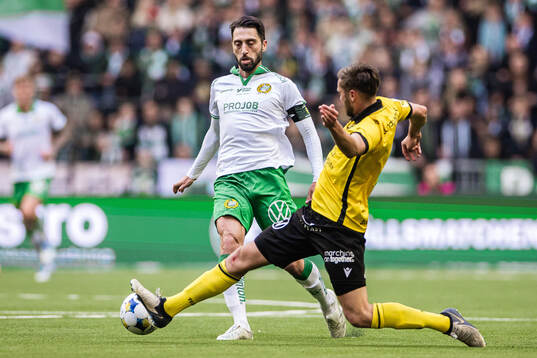 ammarbys Nahir Besara och Mjällbys Axel Norén
