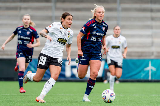 Häckens Tabby Tindell och Rosengårds Molly Johansson
